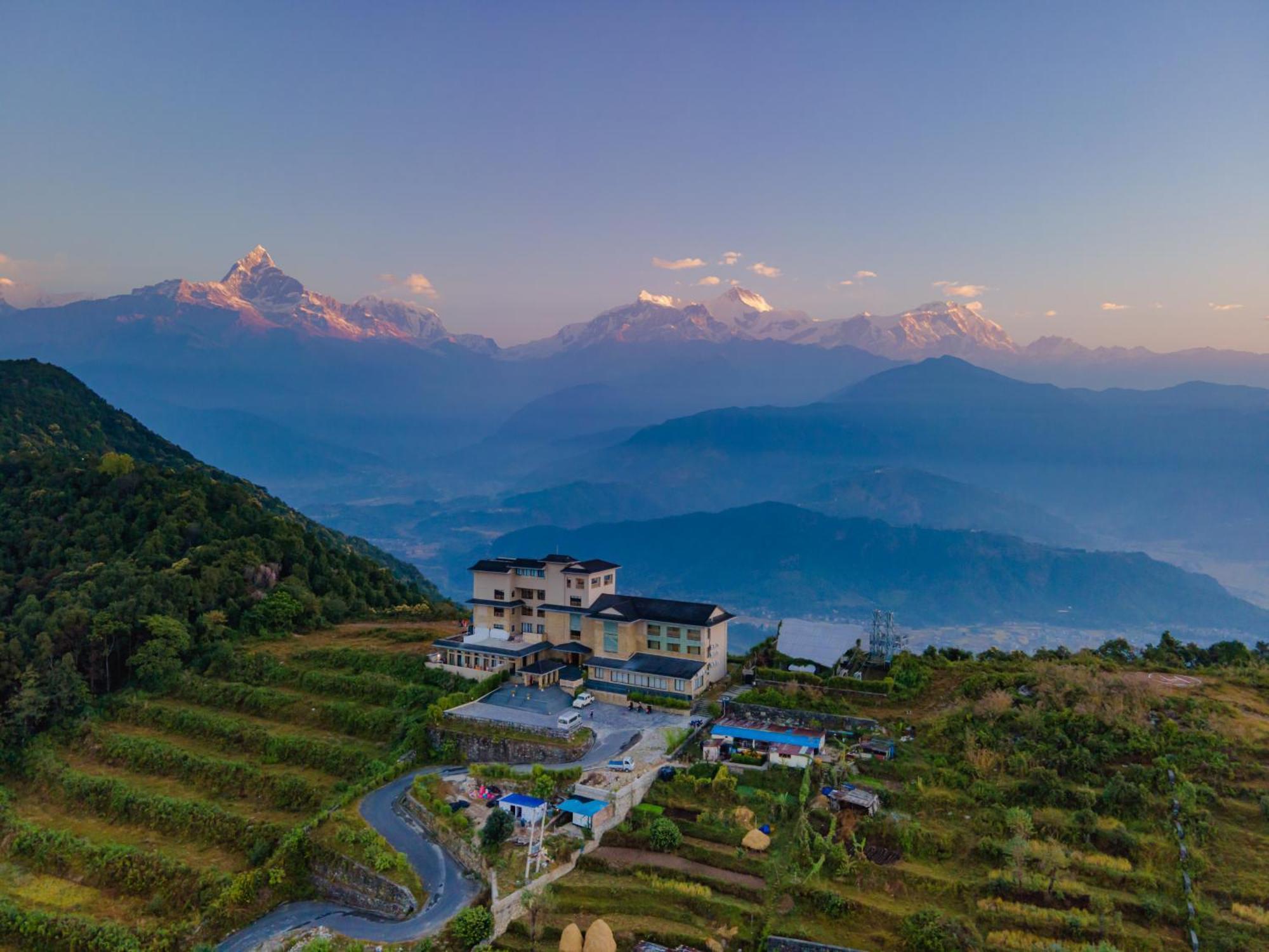 Sarangkot Mountain Lodge Pokhara Eksteriør bilde